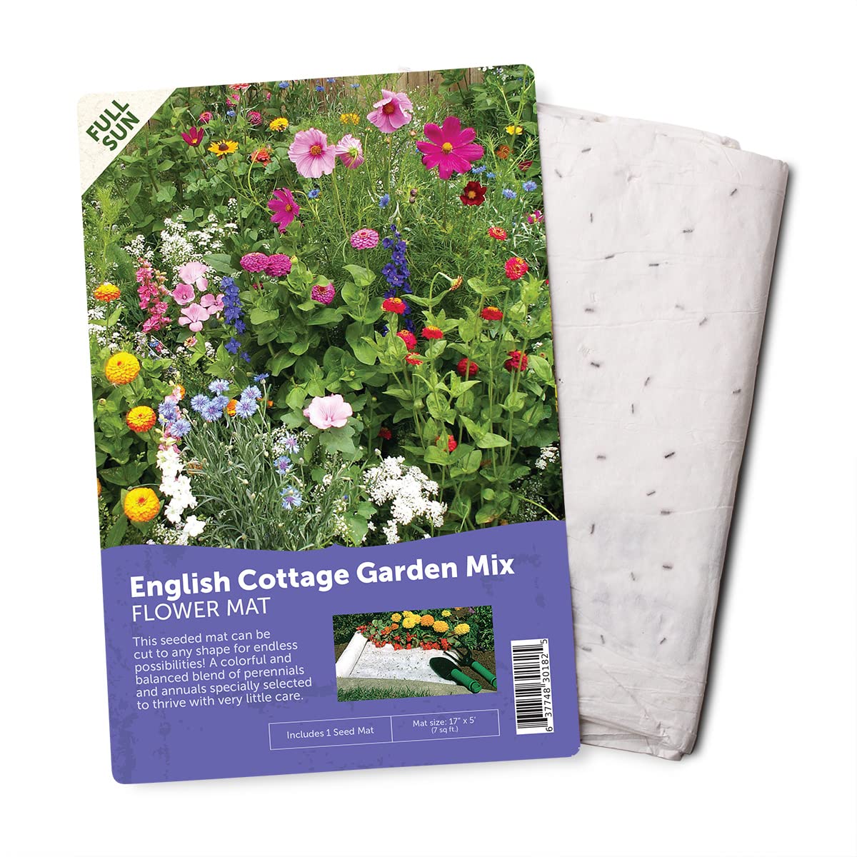 BloomingBulb Seed Mat – Easy Planting for Fragrant English Cottage Gardens