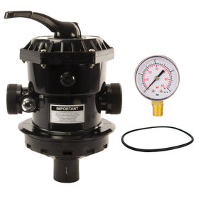 Rx Clear SP0714T VariFlo Top Mount 6-Way Valve – Compatible with Hayward Pro & VL Filters