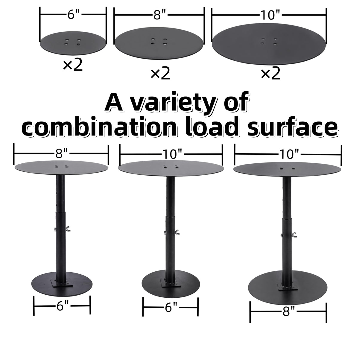 ZSHIGANMA adjustable-height riser shows 7-22 inches versatility.