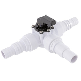 Abplag 3-Way Diverter Valve – 1/2 in Female Universal Hose Adapter with Clamps