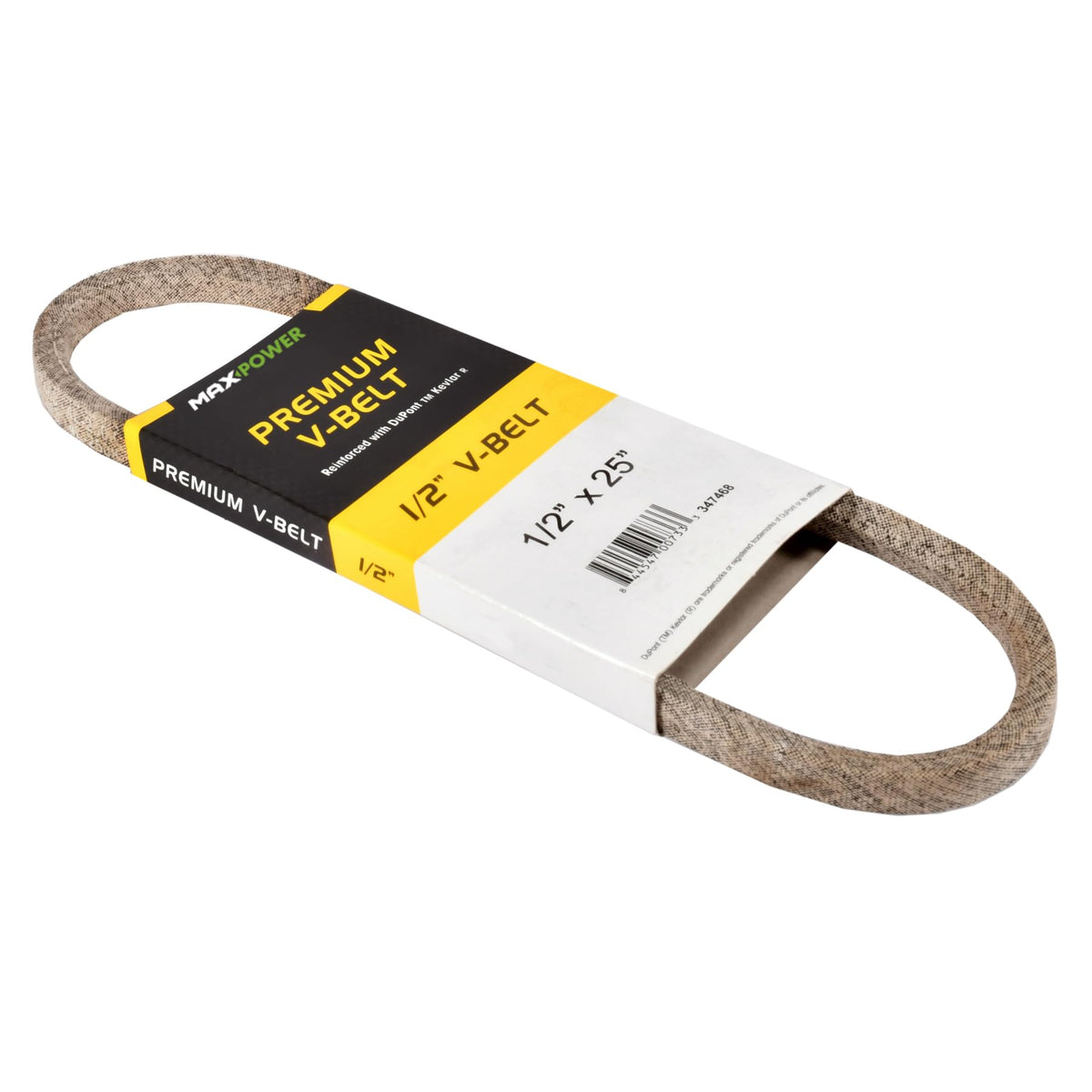 MaxPower 347468 heat-resistant belt cover close-up for clutching durability.