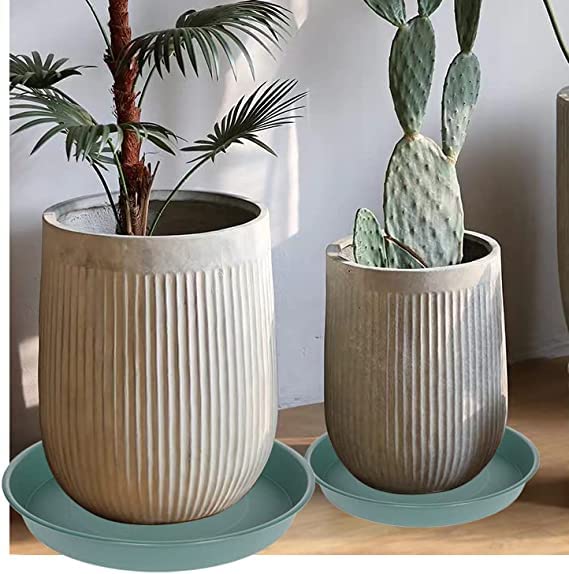 Bleuhome plant saucer catching overflow to protect furniture