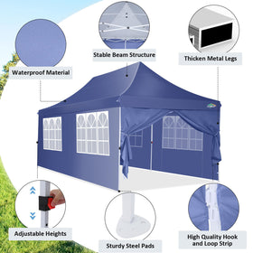 COBIZI conical party tent 10x20 ideal for weddings and gatherings