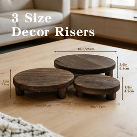 ORBEIN assembled wooden plant stands ready for home display