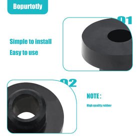 Durable polyethylene grommet resists oil and fuel exposure