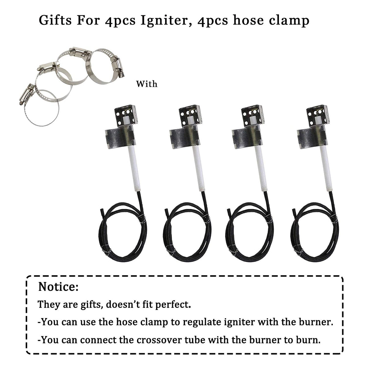 Hisencn Grill Replacement Parts for Char-Broil Commercial 4-Burner Models
