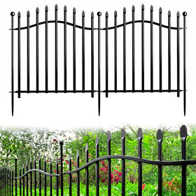 Bilibompa 10-Panel No-Dig Garden Fence | 24 in H x 27 in W, 22.5 ft Long