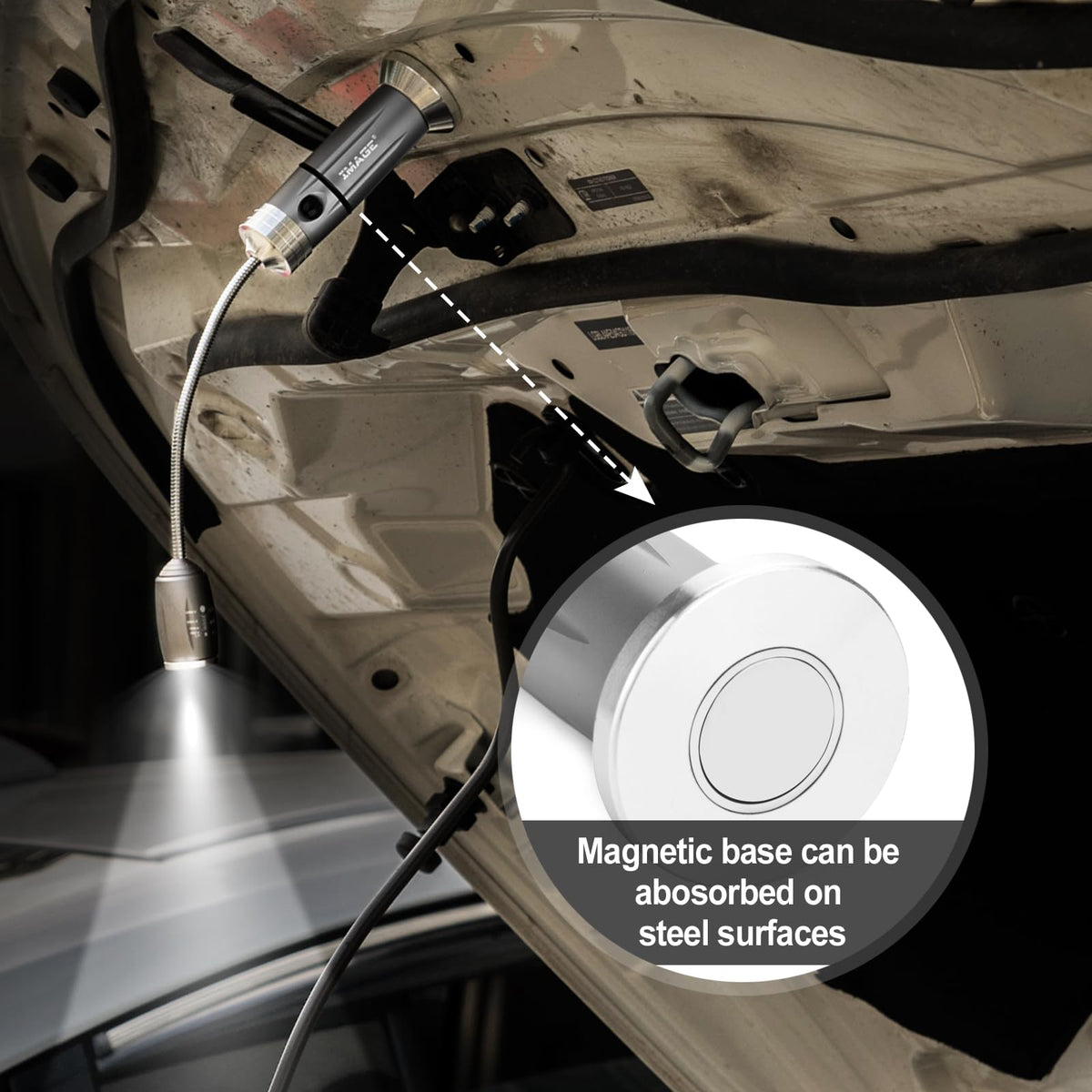 IMAGE adjustable swivel head provides customizable lighting angles for better visibility