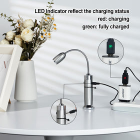IMAGE USB-rechargeable design includes an indicator to show charging status