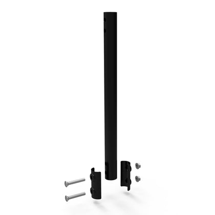 Imbesel extension pole during installation for secure mounting