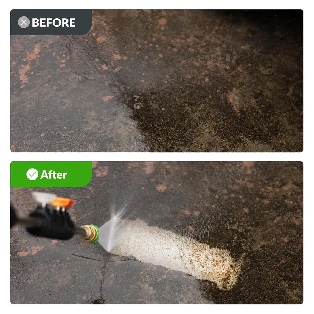 Imdot metal foam cannon provides durable foam coverage for thorough cleaning.