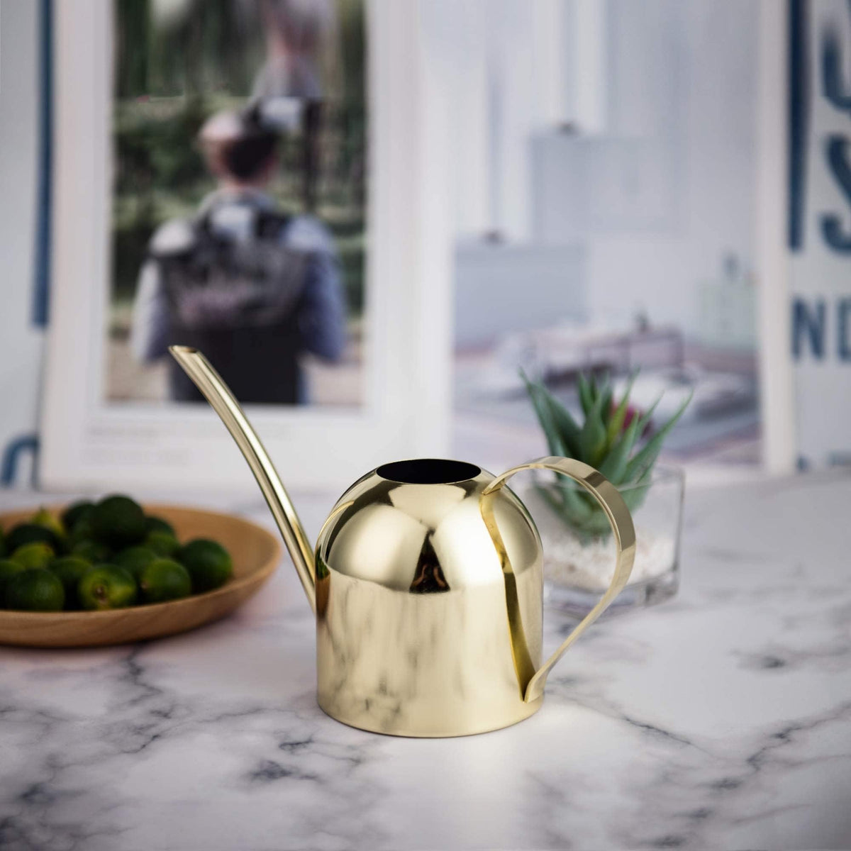 IMEEA Gold Watering Can gold finish detail adding modern style
