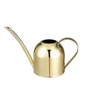 IMEEA Gold Watering Can front view for compact indoor plant care