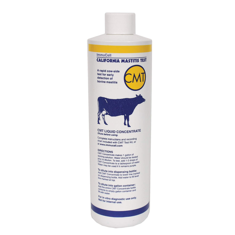 Immucell California Mastitis Test liquid concentrate, front view, enabling quick on-farm udder infection screening