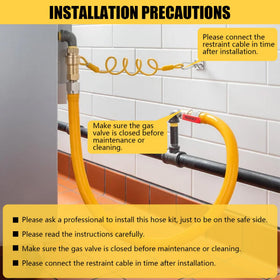 IMOLI Safety System Kit 3/4in ID hose with elbows enables flexible connections.