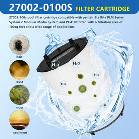 IMOLI dirt-lock-technology captures more impurities for cleaner pool water.