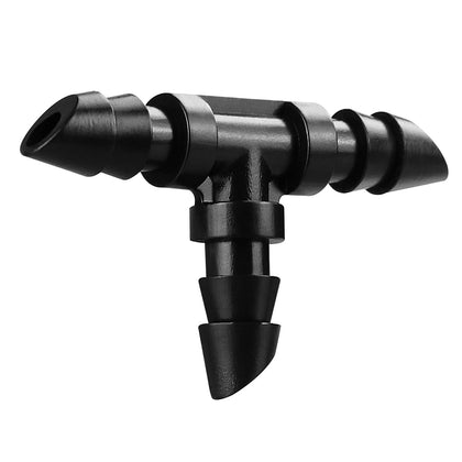 iMopo 70 pack barbed tee fittings for quarter inch tubing provide secure, leak resistant connections