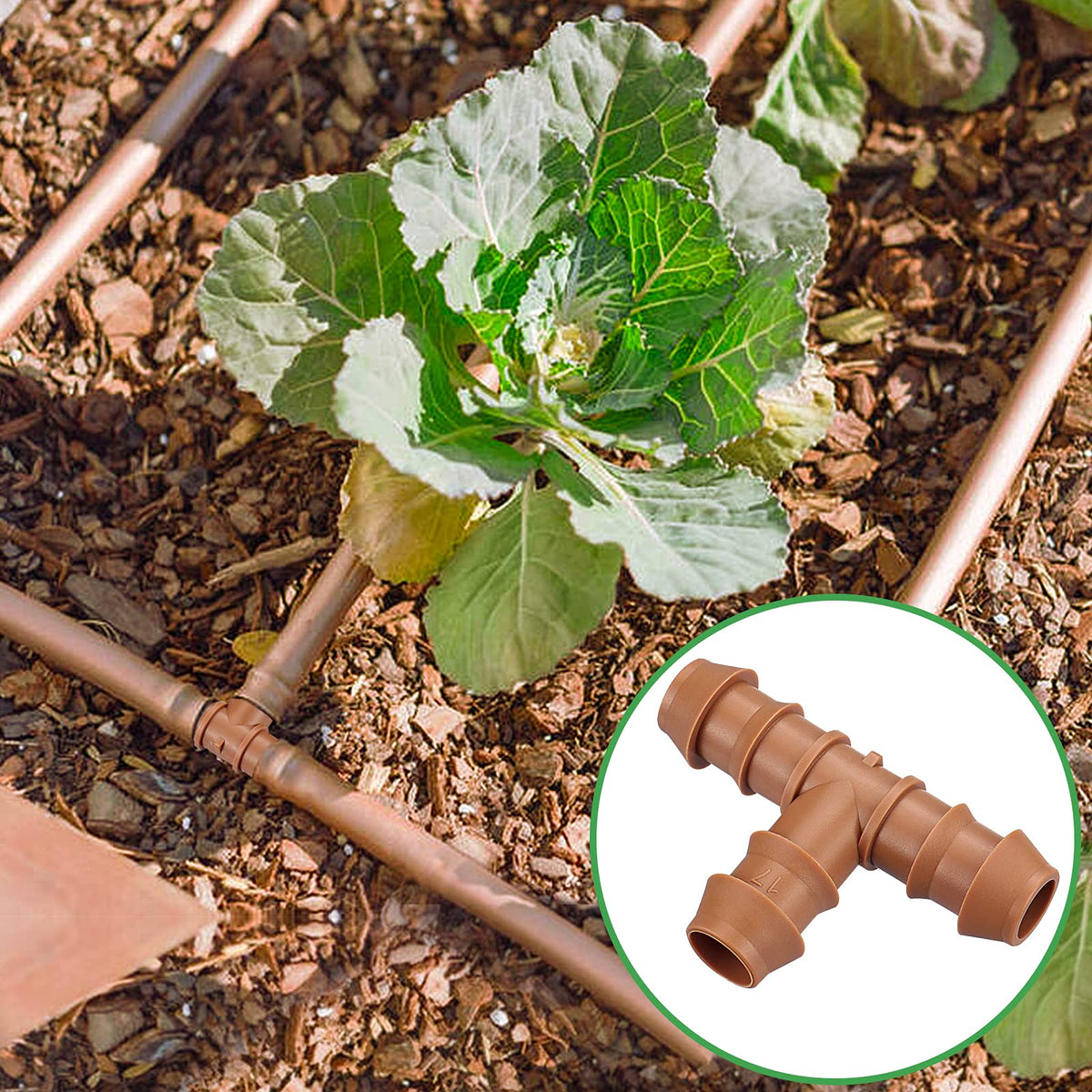 Secure connections reduce leaks and help irrigation layouts stay organized
