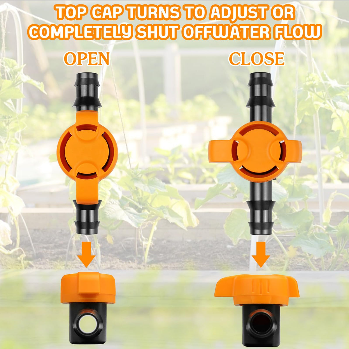 iMopo durable engineered plastic valve suitable for outdoor irrigation.