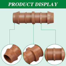 iMopo barbed tees provide reliable branching for lawn irrigation without tools