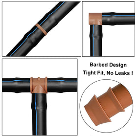 iMopo tubing connector 1-2 inch tubing fit creates a tight, leak-resistant seal.