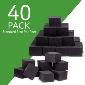 IMPRESA 3/4 inch foam feet provide non-skid support on damp decks.