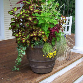 IMPRESA square risers prevent marks while keeping pots steady on surfaces.