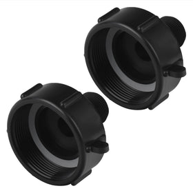 IMPRESA Tote Connector Adapter with 2in NPT fine thread for secure tote connections.