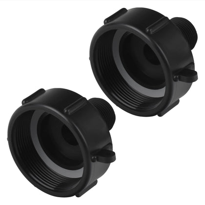 IMPRESA Tote Connector Adapter with 2in NPT fine thread for secure tote connections.