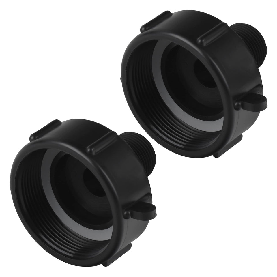 IMPRESA Tote Connector Adapter with 2in NPT fine thread for secure tote connections.