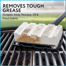 IMPRESA versatile cleaning tool suitable for grills, stoves, and sinks.