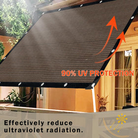 IMSGVIFO Mocha shade with windproof design stays steady