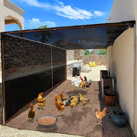 IMSGVIFO shade cloth with grommets enables easy hanging and secure setup