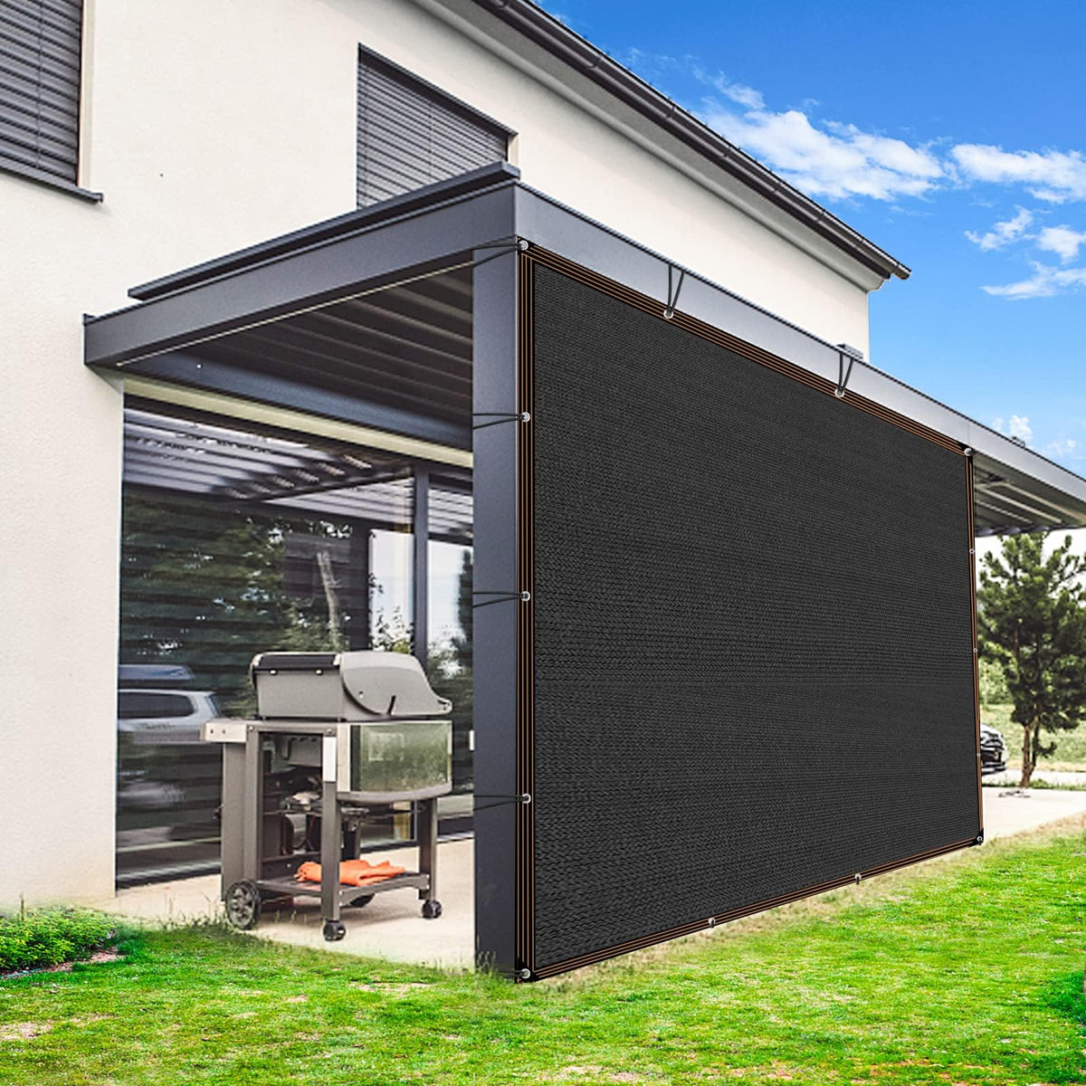 IMSGVIFO weatherproof shade cloth stands up to varied weather year-round