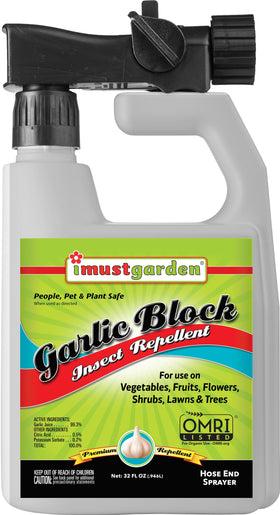 IMUSTGARDEN Garlic Block bottle ready-to-spray for quick garden protection.