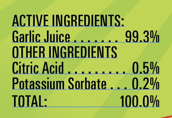 IMUSTGARDEN Garlic Block protects vegetables and fruits with a natural garlic barrier.