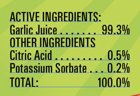 IMUSTGARDEN Garlic Block protects vegetables and fruits with a natural garlic barrier.