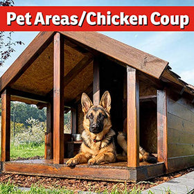 IMUSTGARDEN around a chicken coop protects poultry spaces