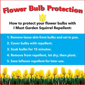 IMUSTGARDEN Protects trash cans and planters from squirrel gnawing