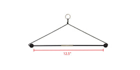 In the Breeze flag hanging bridle securely supports flags up to 12.5 inches wide