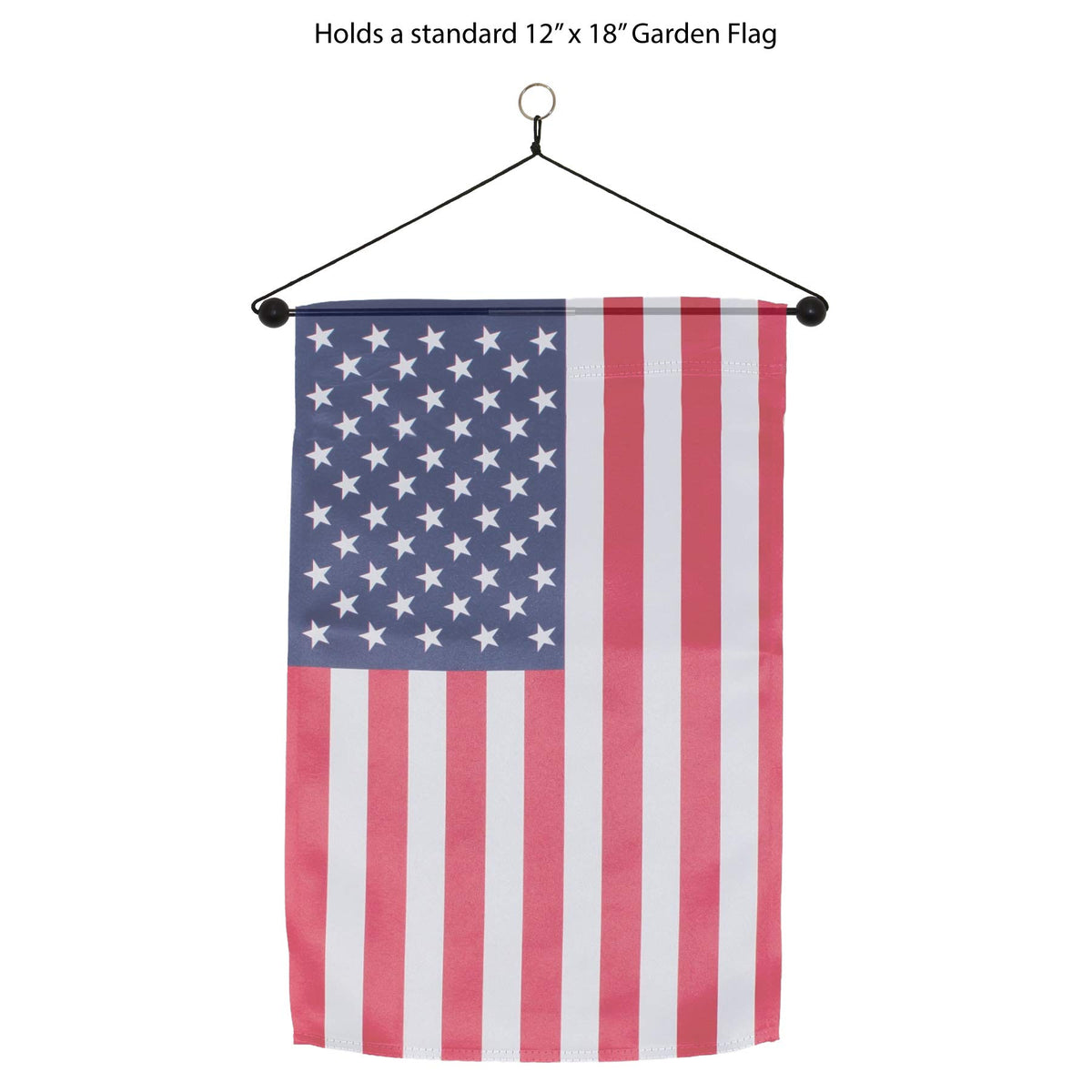 In the Breeze garden flag dowel with metal coupler enables quick flag setup