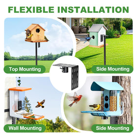 Inanil 92-Inch baffle offers wide protection while keeping birds visible.