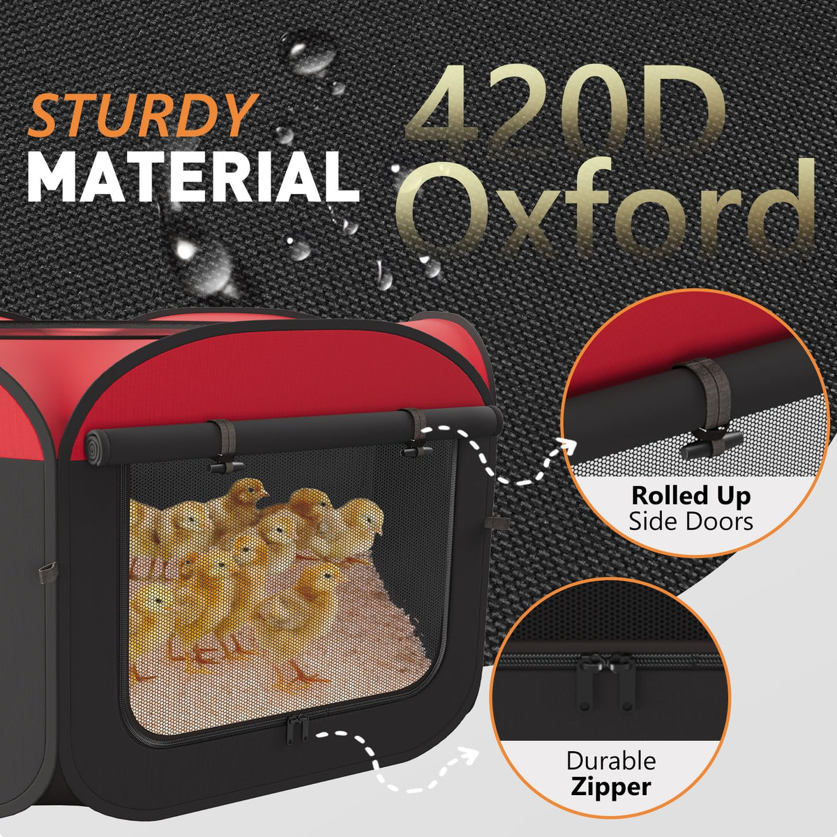 inanil chicken brooder folded setup ideal for space saving.
