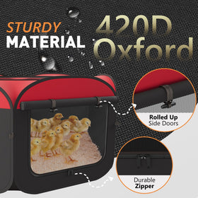 inanil chicken brooder folded setup ideal for space saving.
