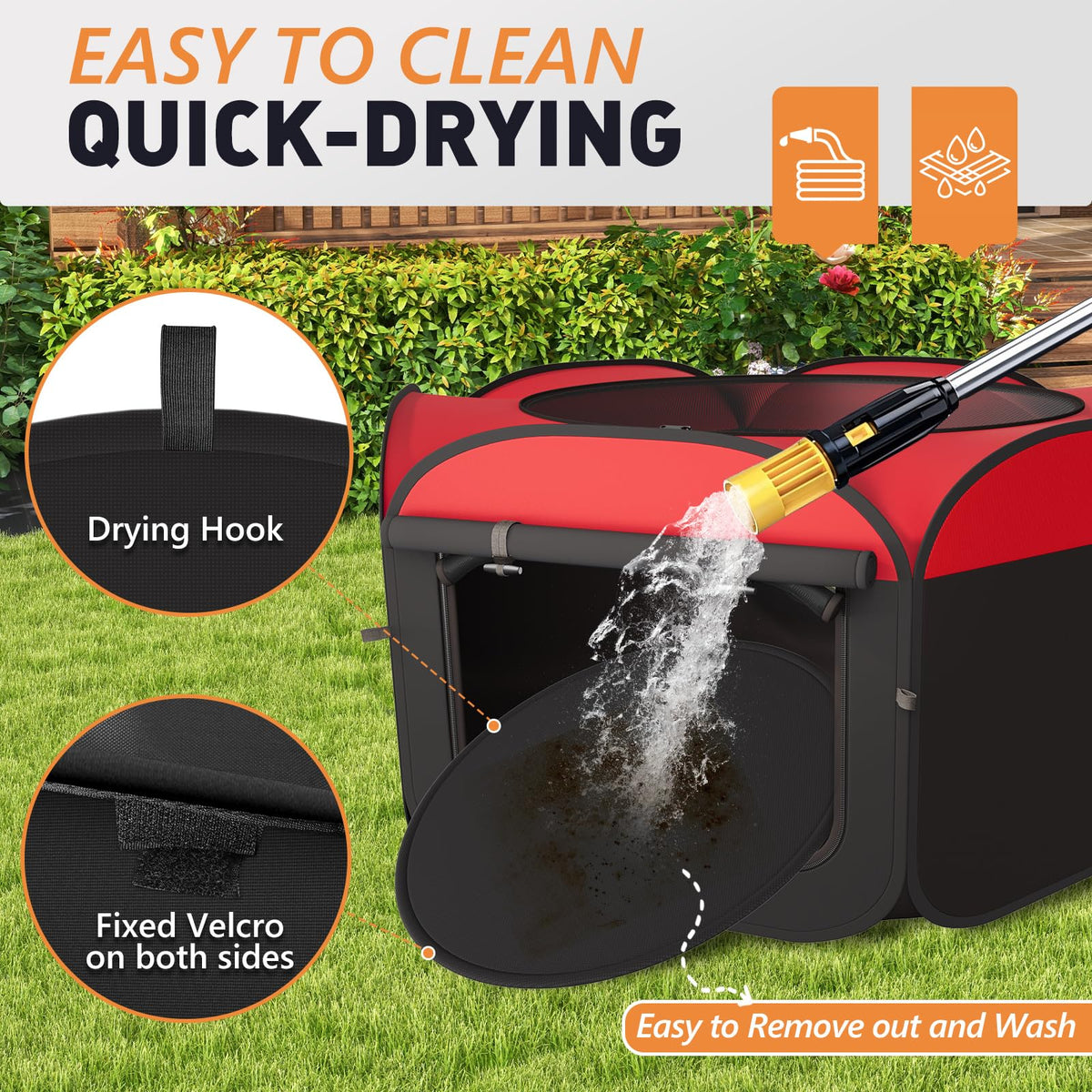 inanil removable bottom pad simplifies cleaning and maintenance.