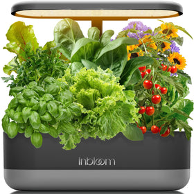 Inbloom 12-pods hydroponics system for compact indoor cultivation.