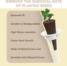 inbloom round grow basket compatible with AeroGarden and other systems