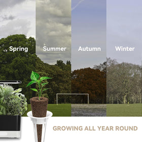 inbloom foil labels and plant food included for organized gardening