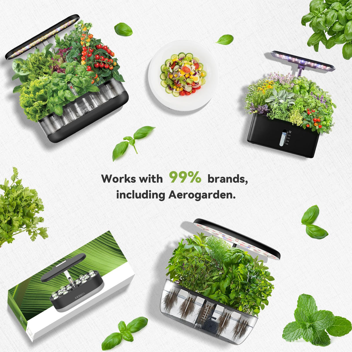Inbloom foil stickers block light to protect germinating seeds and ensure consistent sprouts.