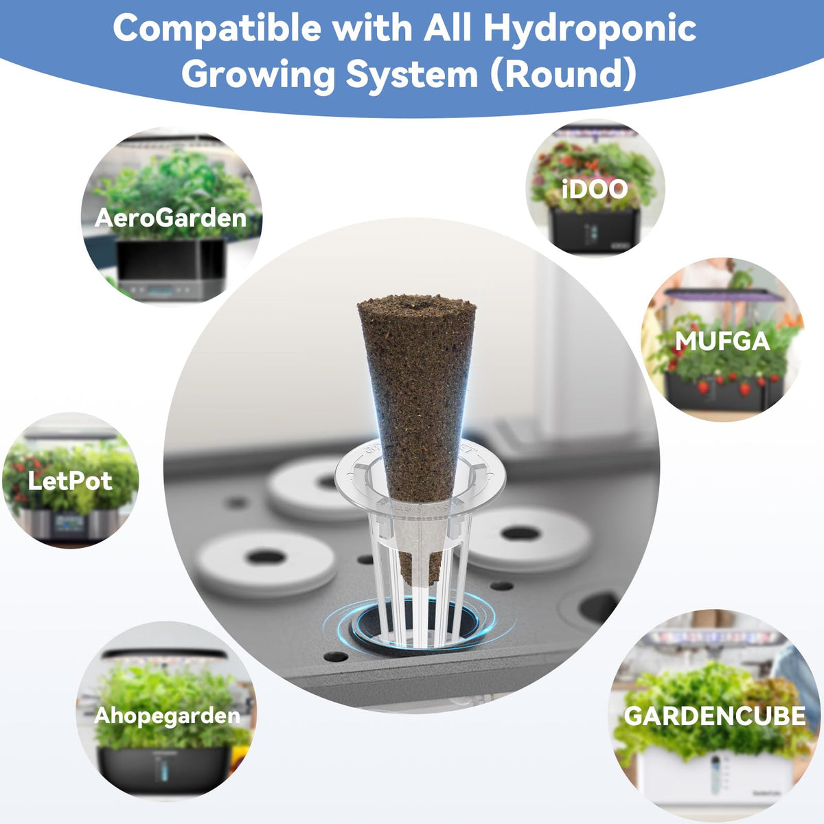 Inbloom Grow Sponges biodegradable material supports eco friendly gardening.